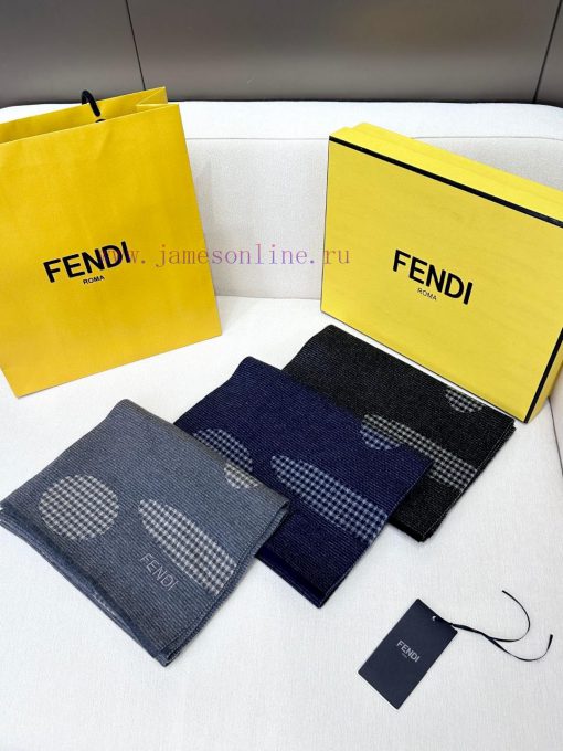 Fendi's popular new high-end men's and women's scarves are a brand that is very low-key and ymogzpzl - Image 10