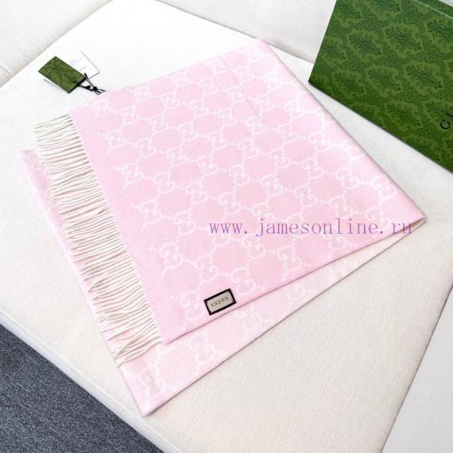 GUCCIGucci Perfect Gradient Purchasing Grade Latest Double sided Dual use Gucci Scarf, Forev8bgej3lx - Image 4