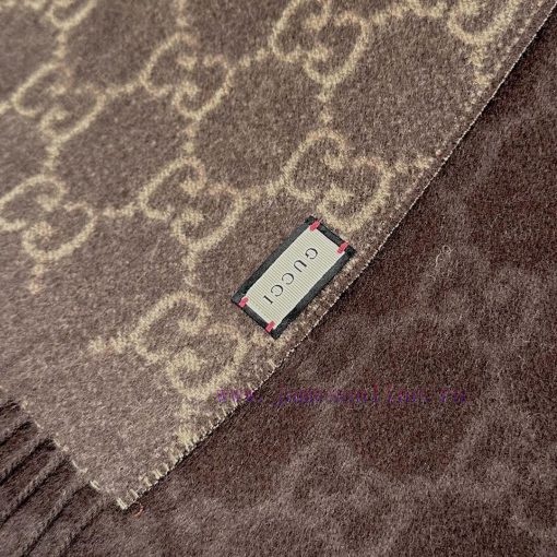 GUCCIGucci Perfect Gradient Purchasing Grade Latest Double sided Dual use Gucci Scarf, Forev12spmsrh - Image 8