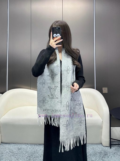 New double-sided scarf, Mahina Flight Mode scarf woven with jacquard technology on one sideMno2jw07l