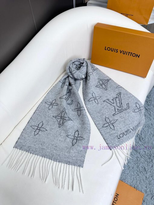 New double-sided scarf, Mahina Flight Mode scarf woven with jacquard technology on one sideMno2jw07l - Image 7