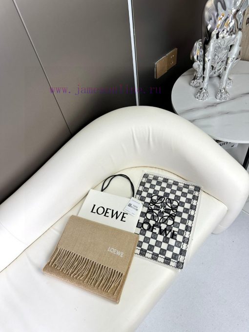 2024 LOVE double-sided scarf, medium weight double-sided wool and cashmere blend scarfFull c462cw06d - Image 4