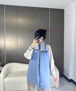 2024 LOVE double-sided scarf, medium weight double-sided wool and cashmere blend scarfFull cc3obdx20