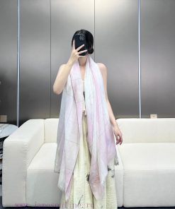Luoyiwei LW lightweight plaid long scarf is very lucky to have received something from this ma1x1rqu
