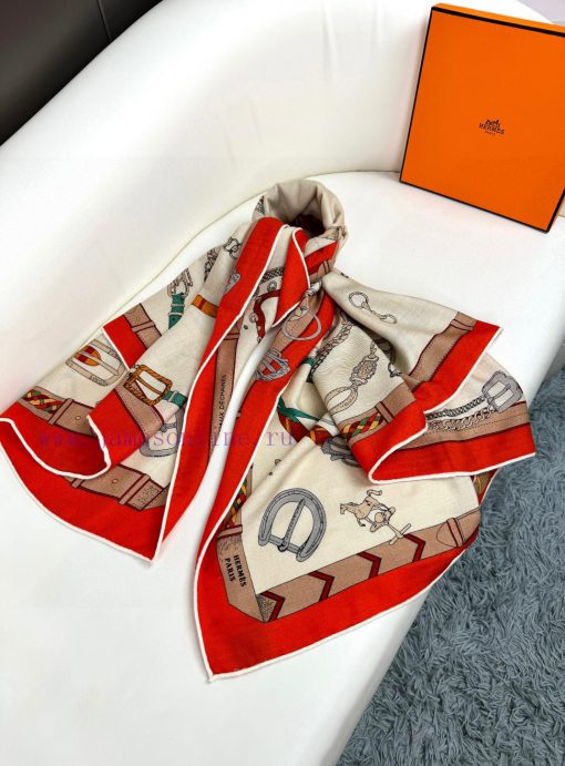 In 2025, the synchronized Hermes double-sided and color jumping horse 140 top-level silk casblvu5j49 - Image 6