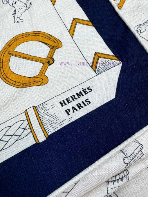 In 2025, the synchronized Hermes double-sided and color jumping horse 140 top-level silk cas36odgux8 - Image 8