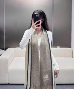 New 2024 unisex design, 100% pure cashmere Burberry, high-end cashmere knitted scarf can be zca5gk3c