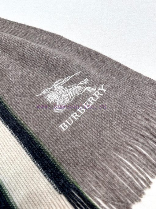 New 2024 unisex design, 100% pure cashmere Burberry, high-end cashmere knitted scarf can be zca5gk3c - Image 8