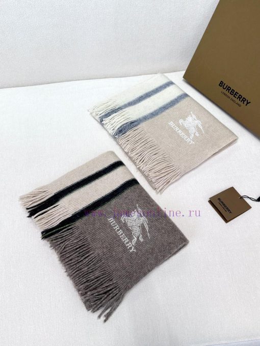 New 2024 unisex design, 100% pure cashmere Burberry, high-end cashmere knitted scarf can be zca5gk3c - Image 10