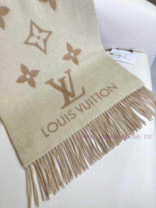 Gift the complete set of packaging boxes Lv Lv brand 𝑹𝒆𝒚𝒌𝒋𝒂𝒗𝒊𝒌 double-sided cashmere scarf i316q1tbx - Image 8