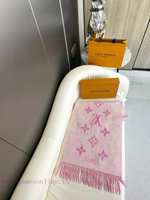 Gift the complete set of packaging boxes Lv Lv brand 𝑹𝒆𝒚𝒌𝒋𝒂𝒗𝒊𝒌 double-sided cashmere scarf ihd4vn5lh - Image 7