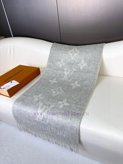 Gift the complete set of packaging boxes Lv Lv brand 𝑹𝒆𝒚𝒌𝒋𝒂𝒗𝒊𝒌 double-sided cashmere scarf in6opuqdg - Image 5