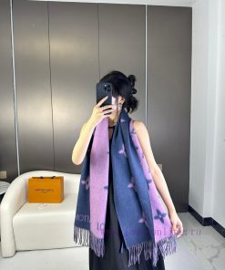 Gift the complete set of packaging boxes Lv Lv brand 𝑹𝒆𝒚𝒌𝒋𝒂𝒗𝒊𝒌 double-sided cashmere scarf ivn3zs0iy