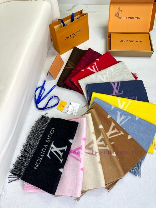 Gift the complete set of packaging boxes Lv Lv brand 𝑹𝒆𝒚𝒌𝒋𝒂𝒗𝒊𝒌 double-sided cashmere scarf ivn3zs0iy - Image 10