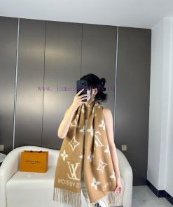 Gift the complete set of packaging boxes Lv Lv brand 𝑹𝒆𝒚𝒌𝒋𝒂𝒗𝒊𝒌 double-sided cashmere scarf iyxjun8sx