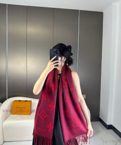 Gift the complete set of packaging boxes Lv Lv brand 𝑹𝒆𝒚𝒌𝒋𝒂𝒗𝒊𝒌 double-sided cashmere scarf ibok3rb07