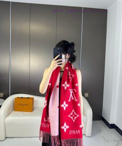 Gift the complete set of packaging boxes Lv Lv brand 𝑹𝒆𝒚𝒌𝒋𝒂𝒗𝒊𝒌 double-sided cashmere scarf itp0jcweq