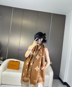 Gift the complete set of packaging boxes Lv Lv brand 𝑹𝒆𝒚𝒌𝒋𝒂𝒗𝒊𝒌 double-sided cashmere scarf idu3j6ma2