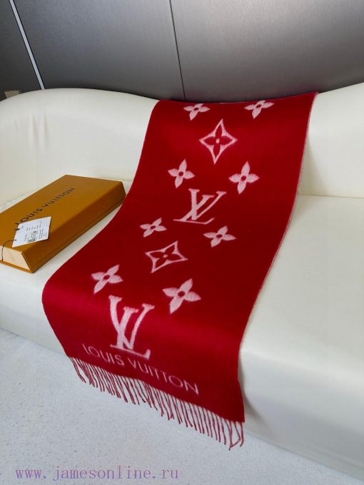 Gift the complete set of packaging boxes Lv Lv brand 𝑹𝒆𝒚𝒌𝒋𝒂𝒗𝒊𝒌 double-sided cashmere scarf itp0jcweq - Image 5