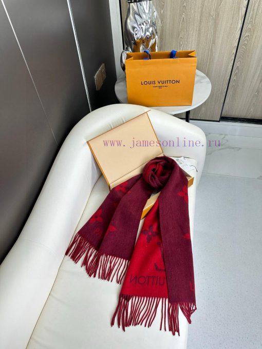 Gift the complete set of packaging boxes Lv Lv brand 𝑹𝒆𝒚𝒌𝒋𝒂𝒗𝒊𝒌 double-sided cashmere scarf ibok3rb07 - Image 6