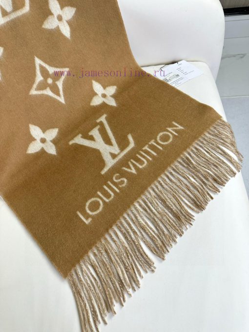 Gift the complete set of packaging boxes Lv Lv brand 𝑹𝒆𝒚𝒌𝒋𝒂𝒗𝒊𝒌 double-sided cashmere scarf iyxjun8sx - Image 8