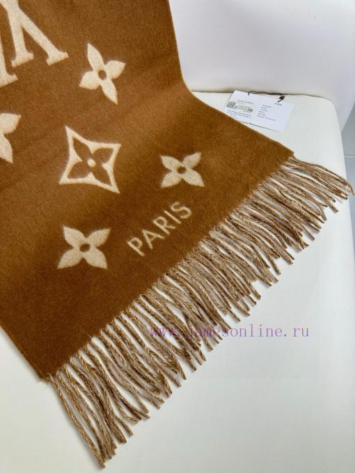 Gift the complete set of packaging boxes Lv Lv brand 𝑹𝒆𝒚𝒌𝒋𝒂𝒗𝒊𝒌 double-sided cashmere scarf idu3j6ma2 - Image 8