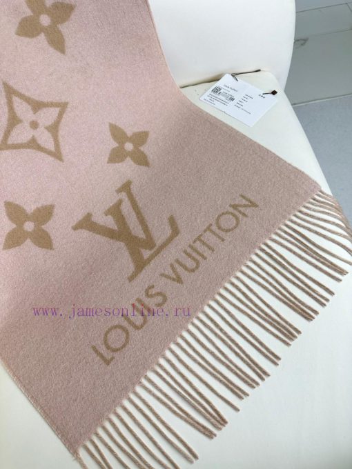 Gift the complete set of packaging boxes Lv Lv brand 𝑹𝒆𝒚𝒌𝒋𝒂𝒗𝒊𝒌 double-sided cashmere scarf i60lnk471 - Image 9
