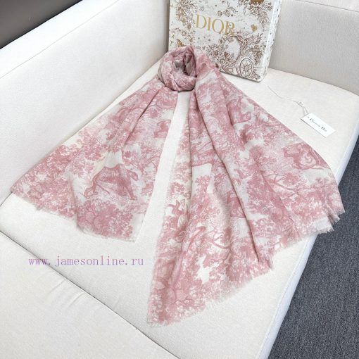 Dior's new Iru Animal Jungle Silk Cashmere Scarf Long Shawl is pure luxury and fashionable. iu01xwp3 - Image 7