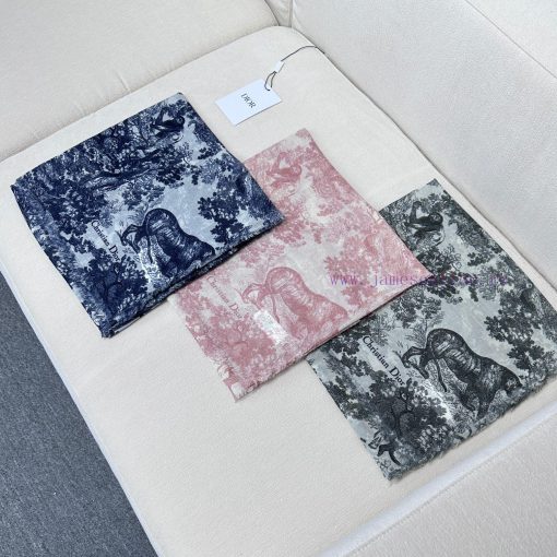 Dior's new Iru Animal Jungle Silk Cashmere Scarf Long Shawl is pure luxury and fashionable. iu01xwp3 - Image 10