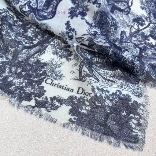 Dior's new Iru Animal Jungle Silk Cashmere Scarf Long Shawl is pure luxury and fashionable. hklhcn1e - Image 9