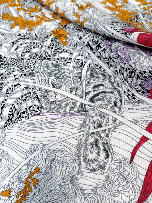 In 2025, synchronized Hermes double-sided and same color Hermes flagship 140 top-level silk t888tgy4 - Image 8
