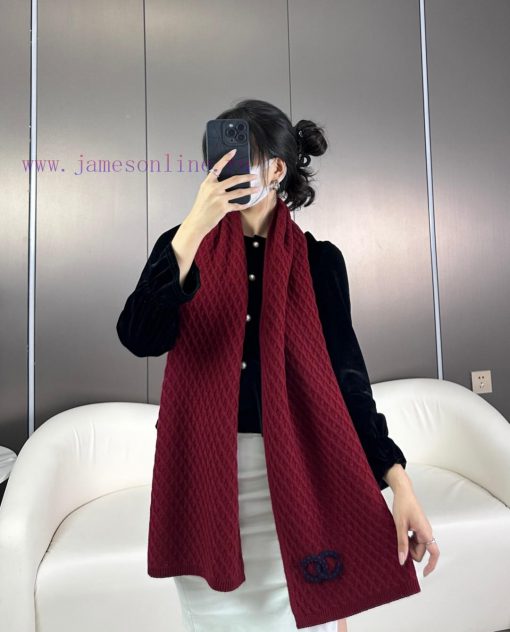 𝐍𝐄𝐖𝟐𝟎𝟐𝟑/Chanel New High Quality Grandma Home Top Matching Diamond Grid Logo ScarfUsing high 1k0i63cb