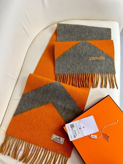 Big H double-sided jacquard thickened tassel scarfBuy and cherish it, as they are all exportr74ksid7 - Image 7