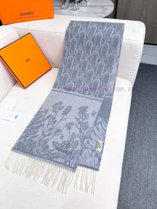 The new 2024 autumn and winter Lover's unisex design features a high-end cashmere scarf thatd8c7107i - Image 5