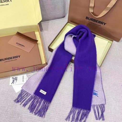 𝐁𝐔𝐑𝐁𝐄𝐑𝐑𝐘 Double sided solid color embroidered long scarf official website synchronized new ️ohgx2vdi - Image 4