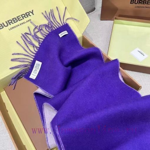 𝐁𝐔𝐑𝐁𝐄𝐑𝐑𝐘 Double sided solid color embroidered long scarf official website synchronized new ️ohgx2vdi - Image 7