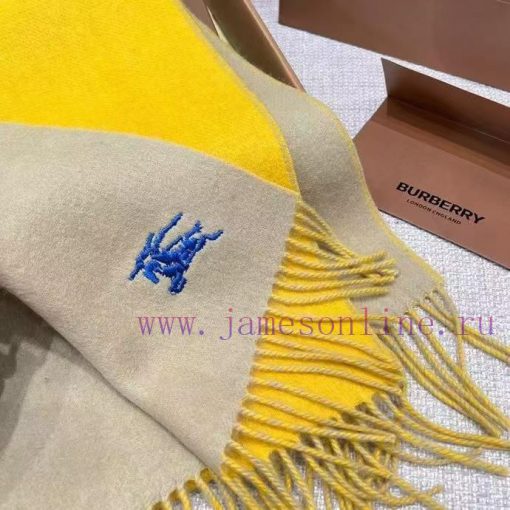 𝐁𝐔𝐑𝐁𝐄𝐑𝐑𝐘 Double sided solid color embroidered long scarf official website synchronized new ️guv9ny6b - Image 5