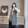 𝐁𝐔𝐑𝐁𝐄𝐑𝐑𝐘 Double sided solid color embroidered long scarf official website synchronized new ️jepk0tth
