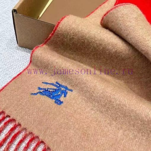 𝐁𝐔𝐑𝐁𝐄𝐑𝐑𝐘 Double sided solid color embroidered long scarf official website synchronized new ️j98i9q0k - Image 8