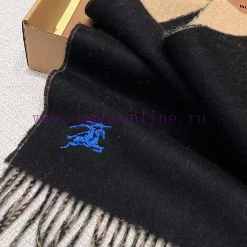 𝐁𝐔𝐑𝐁𝐄𝐑𝐑𝐘 Double sided solid color embroidered long scarf official website synchronized new ️jke7zj8r - Image 8