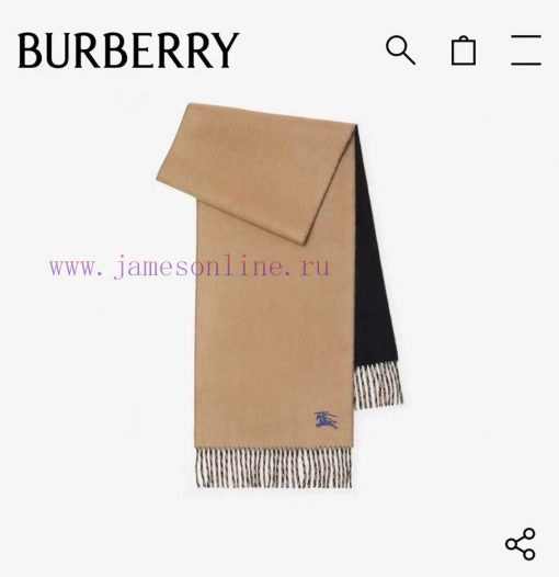 𝐁𝐔𝐑𝐁𝐄𝐑𝐑𝐘 Double sided solid color embroidered long scarf official website synchronized new ️jke7zj8r - Image 10