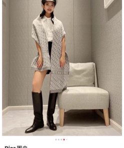 Dior's classic autumn and winter collection features a knitted double-sided jacquard style, 6dvtjow7