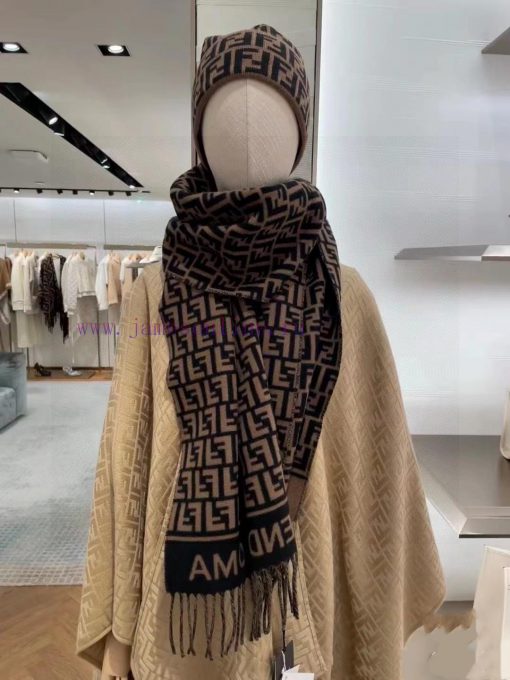 Explosive FEN/DIFF logo cashmere fringe long scarf official website updated synchronously, bqhos4pnz - Image 2