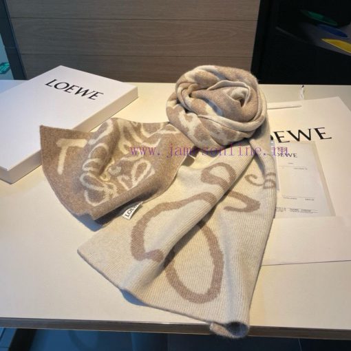 Loewe Original 2022 New Knitted Scarf with Low key Luxury, Exquisite Soft and Elite Level Famnevoba0 - Image 9
