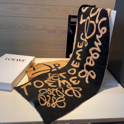 Loewe Original 2022 New Knitted Scarf with Low key Luxury, Exquisite Soft and Elite Level Famx4ifb2d - Image 10
