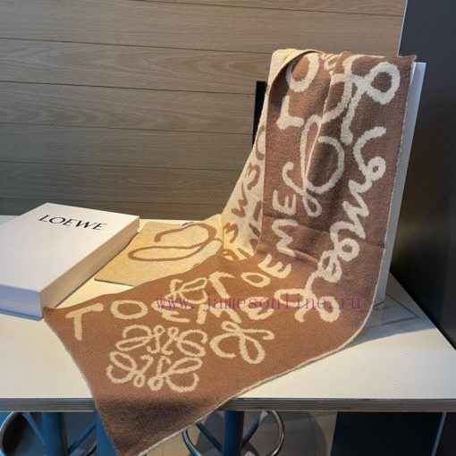 Loewe Original 2022 New Knitted Scarf with Low key Luxury, Exquisite Soft and Elite Level Farit7daae - Image 10