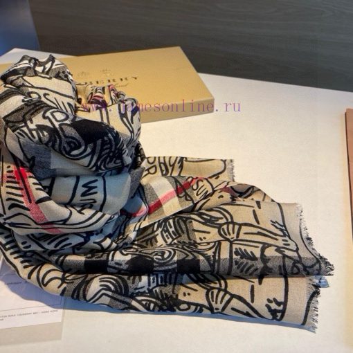 Equestrian Knight Burberry's new scarf and shawl have arrived for inspection ‼burberry Origi4iiiktym - Image 9