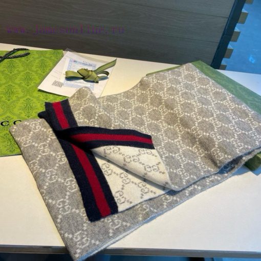 Gucci's original new knitted scarf has a low-key luxury feel, exquisite softness, elite leve9e0xcoi7 - Image 5