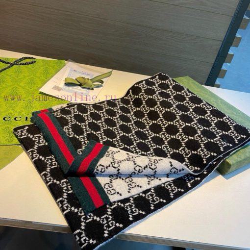 Gucci's original new knitted scarf has a low-key luxury feel, exquisite softness, elite leveffr4yziy - Image 5