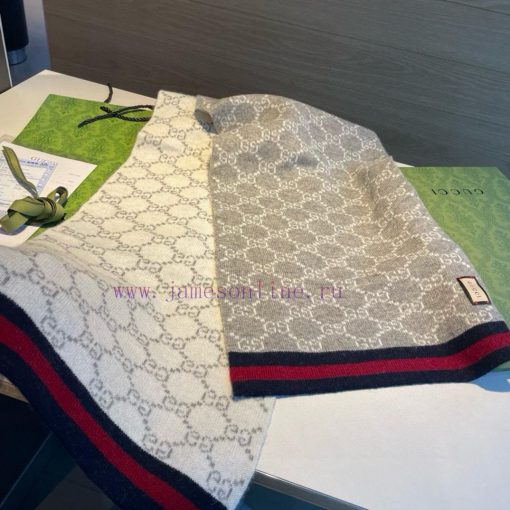 Gucci's original new knitted scarf has a low-key luxury feel, exquisite softness, elite leve9e0xcoi7 - Image 6